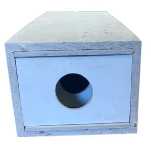 Nat'h Nature Harmonie Nichoir en béton de bois pour chouette chevêche athéna